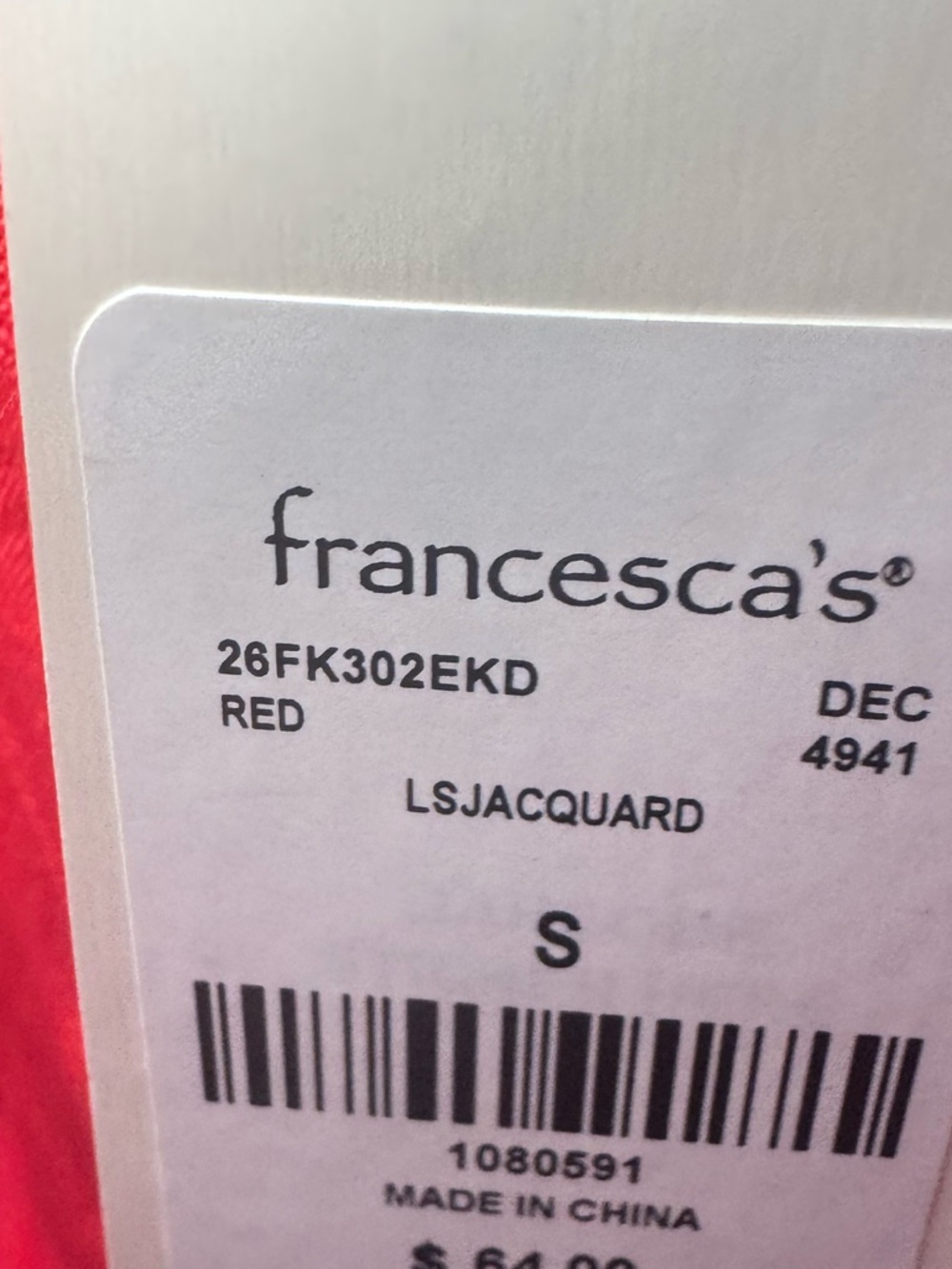 Francesca's Red Ruffle Mini Dress - Picture 5 of 5
